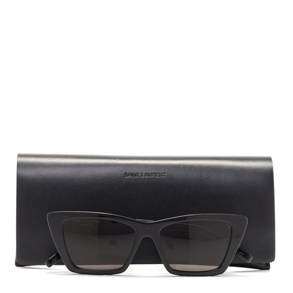 Saint Laurent Acetate Mica Cat Eye Sunglasses SL 276 Black 8 of 8