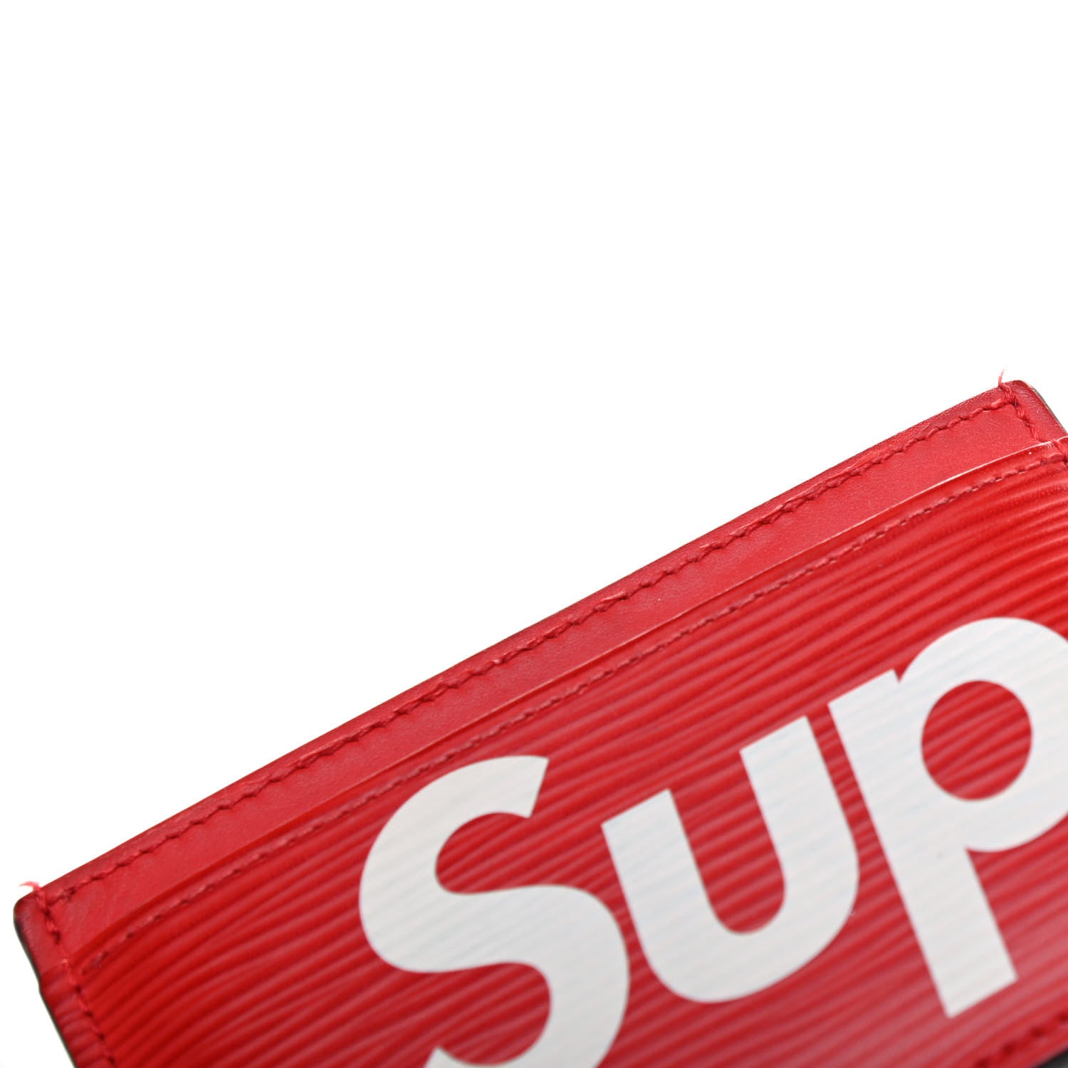 Louis Vuitton X SUPREME Epi Card Holder Red 9 of 13