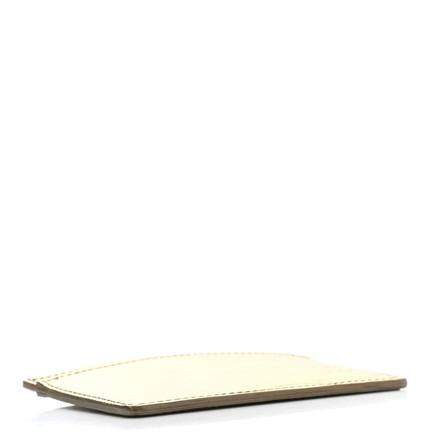 Epi Card Holder Gold