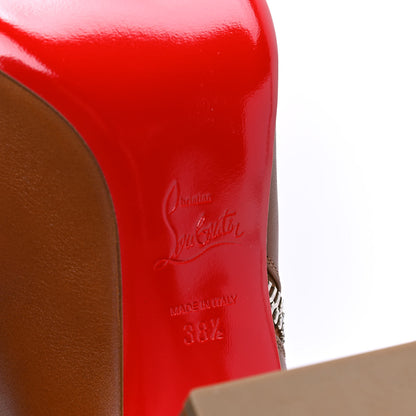 Christian Louboutin Calfskin Ziptotal 85 Ankle Boots 38.5 Cuoio 5 of 5