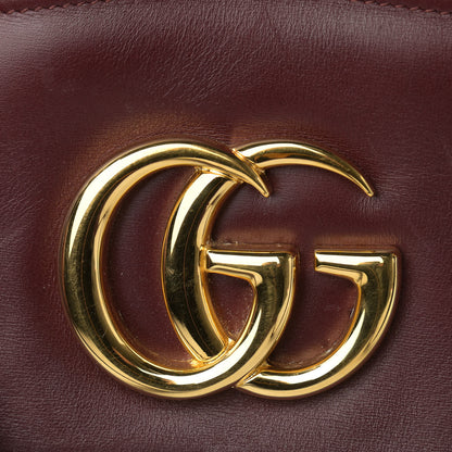 Gucci Vitello Palmellato Lux Large Arli Top Handle Bag Vintage Bordeaux 26 of 26