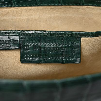 Nancy Gonzalez Crocodile Clutch Green 6 of 7