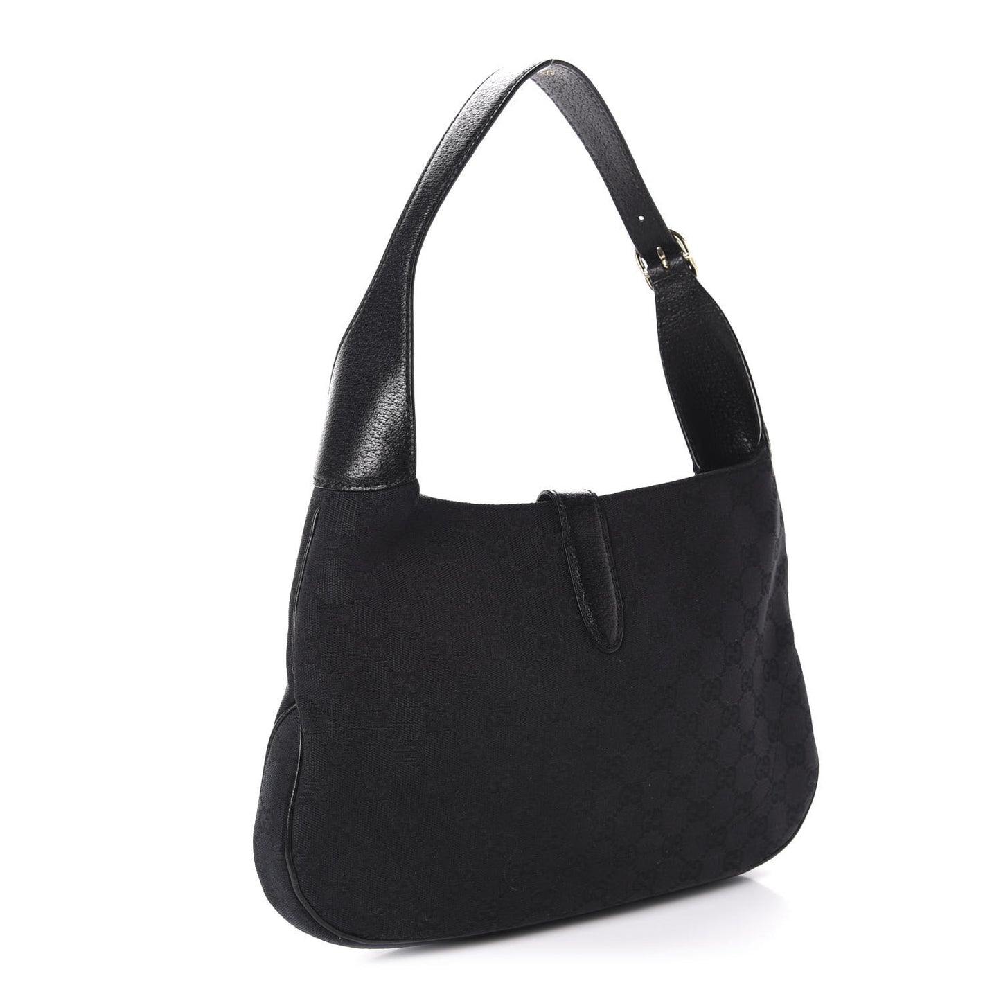Monogram Small Jackie O Hobo Black