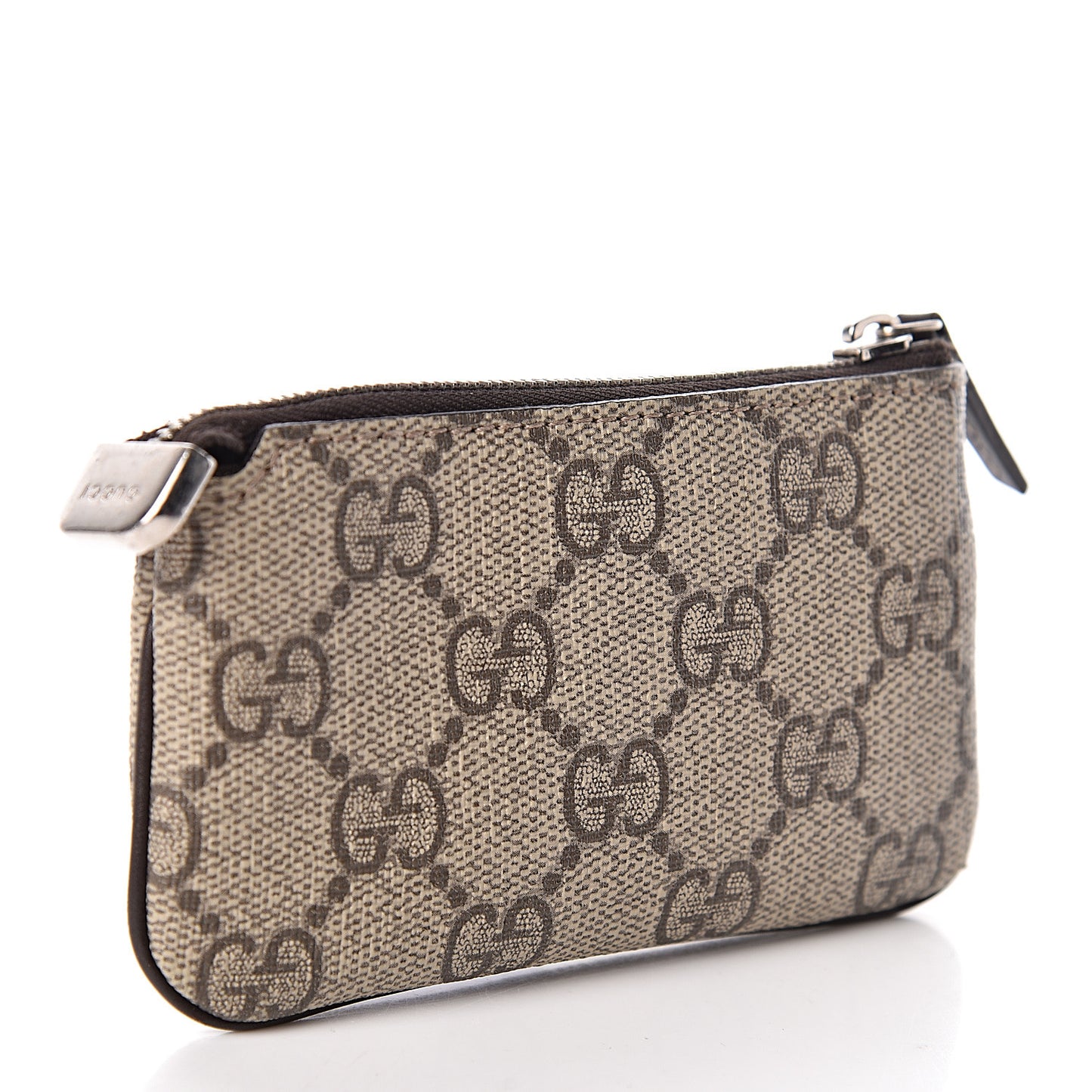 GG Supreme Monogram Selleria Key Case Beige Ebony Cocoa