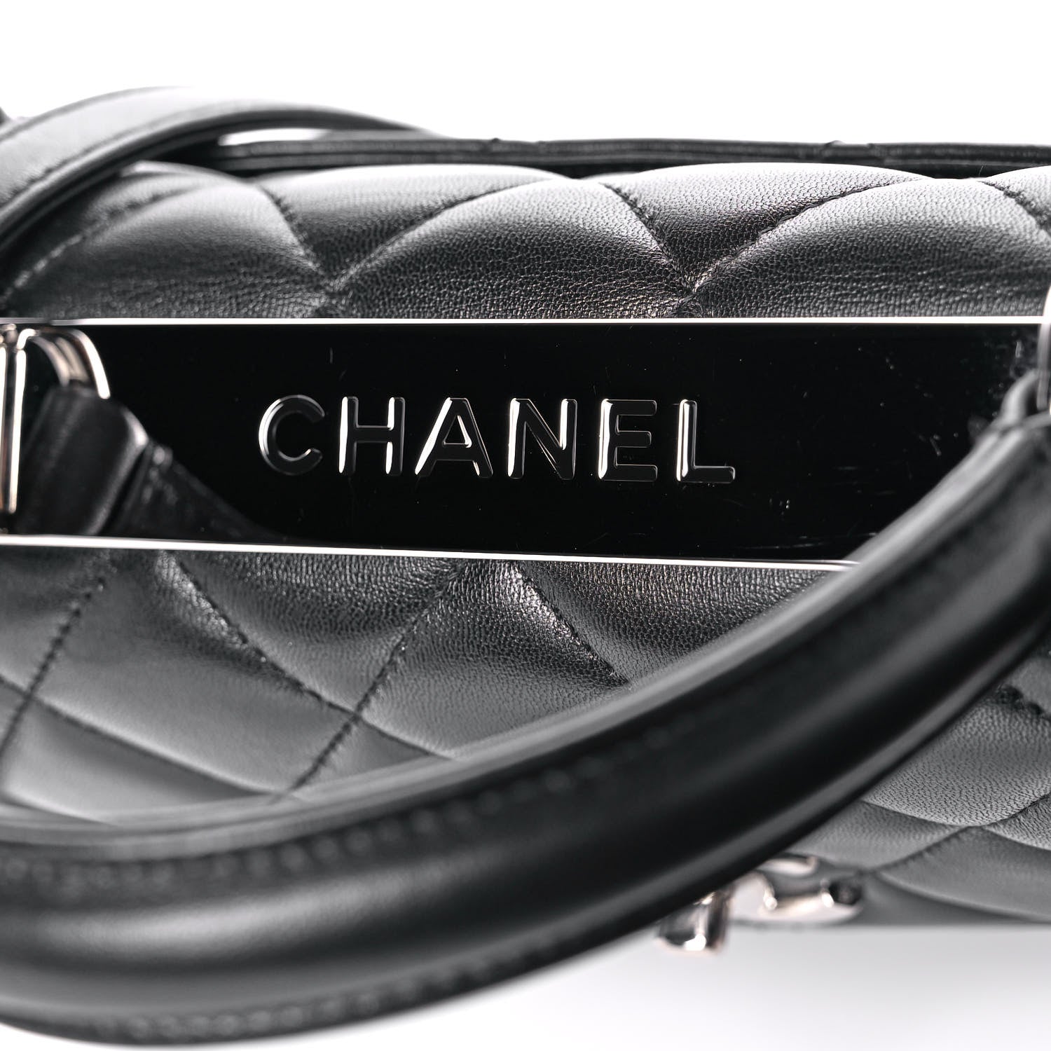 Chanel Lambskin Quilted Small Trendy CC Dual Handle Flap Bag Black 9 of 14