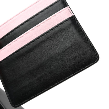 Christian Dior Calfskin Sequin Diorissimo Trio Pass-Mo Coin Case Charm Black 10 of 10