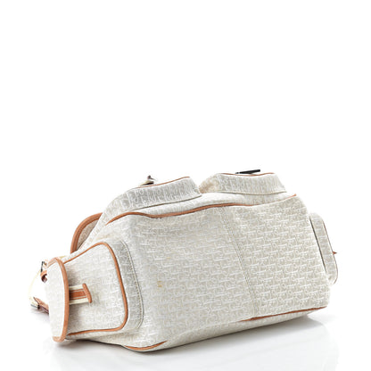 Christian Dior Monogram Tote White Tan 4 of 18