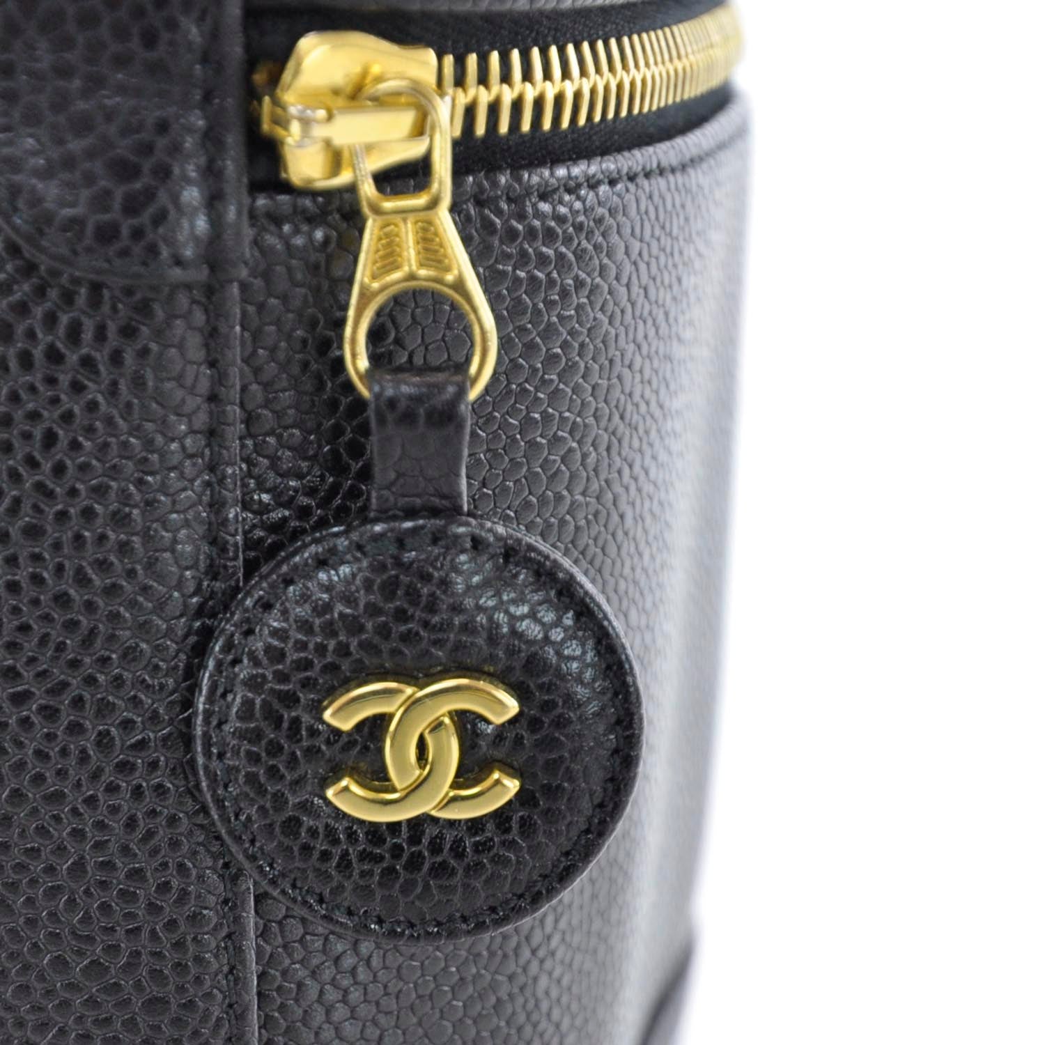 Chanel Caviar Cosmetic Bag Black 3 of 12