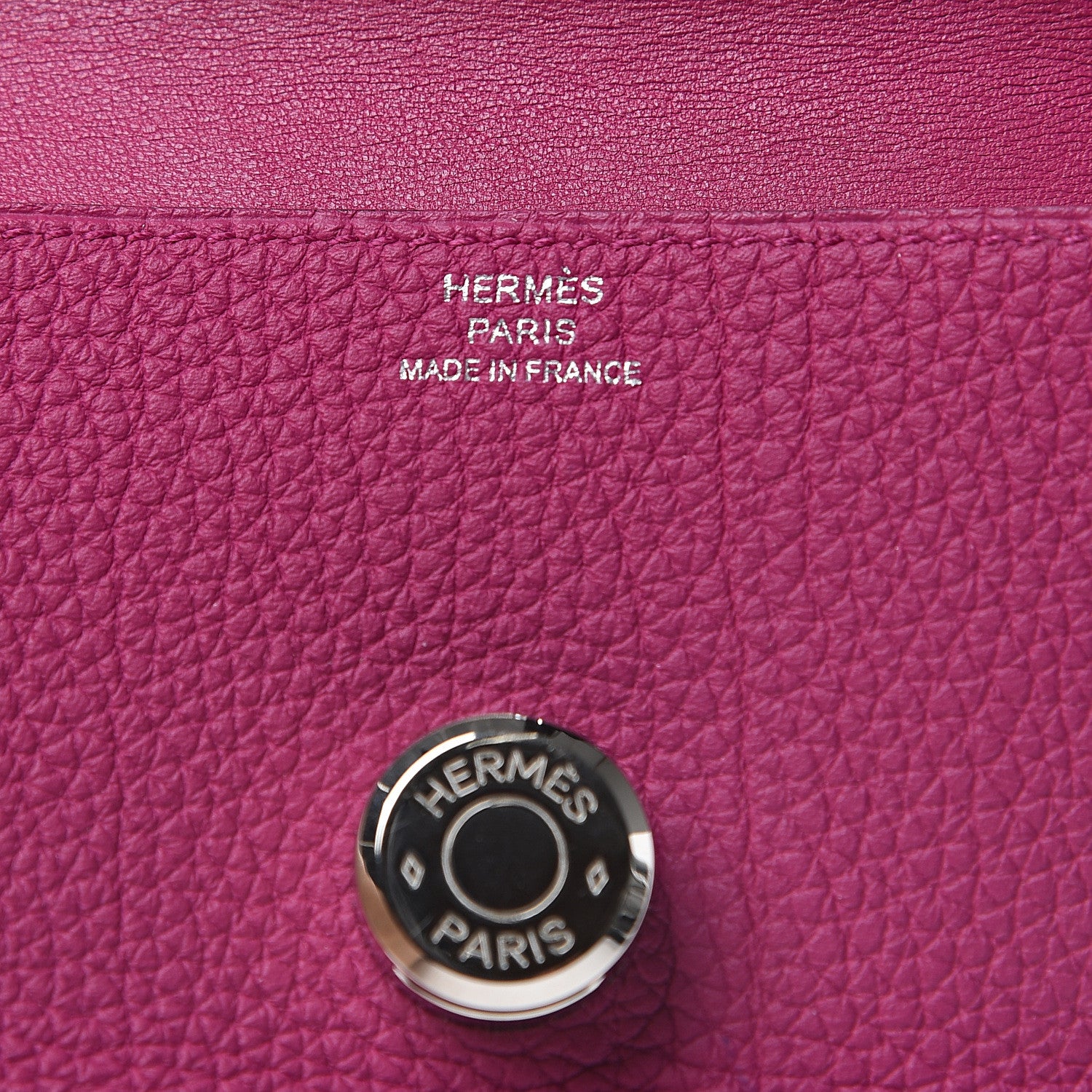 Hermes Togo Dogon Card Case Rose Pourpre 5 of 9