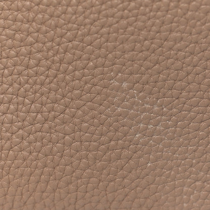 Hermes Togo Sac A Depeches 21 Messenger Bag Etoupe 11 of 11