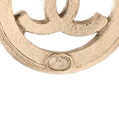 Chanel Pearl CC Round Earrings Gold 7 of 7