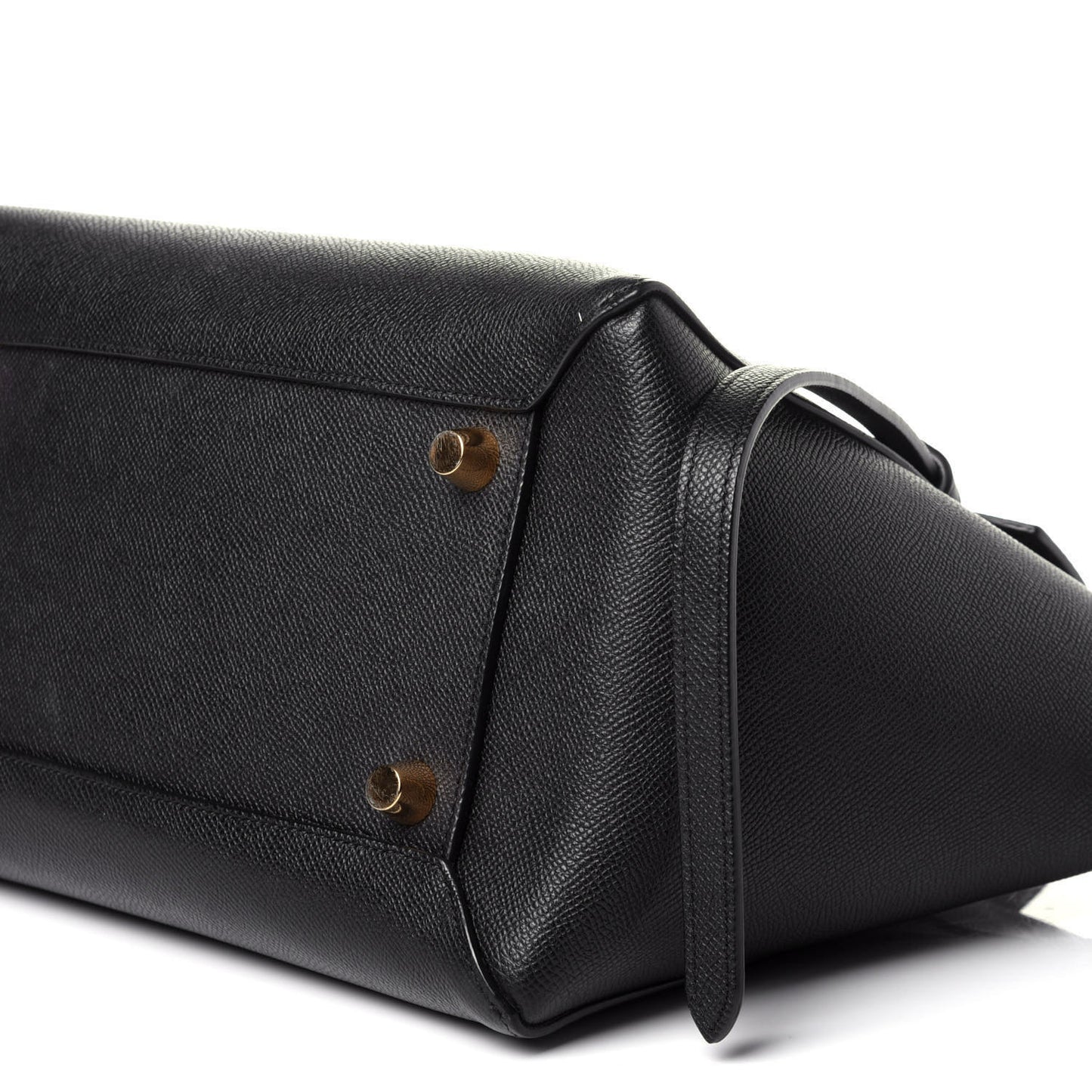Grained Calfskin Small Belt Bag Black