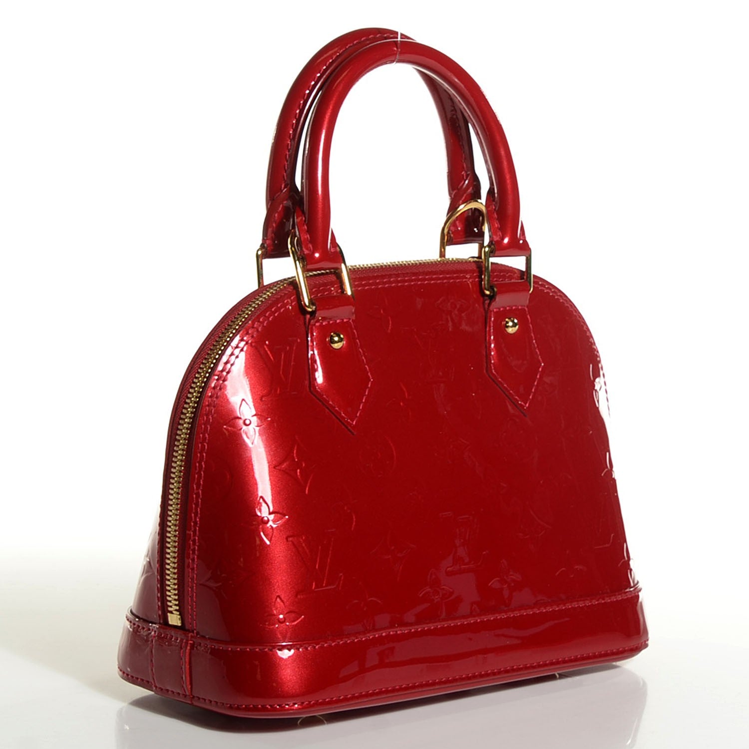 Louis Vuitton Vernis Alma BB Pomme D'Amour 3 of 7