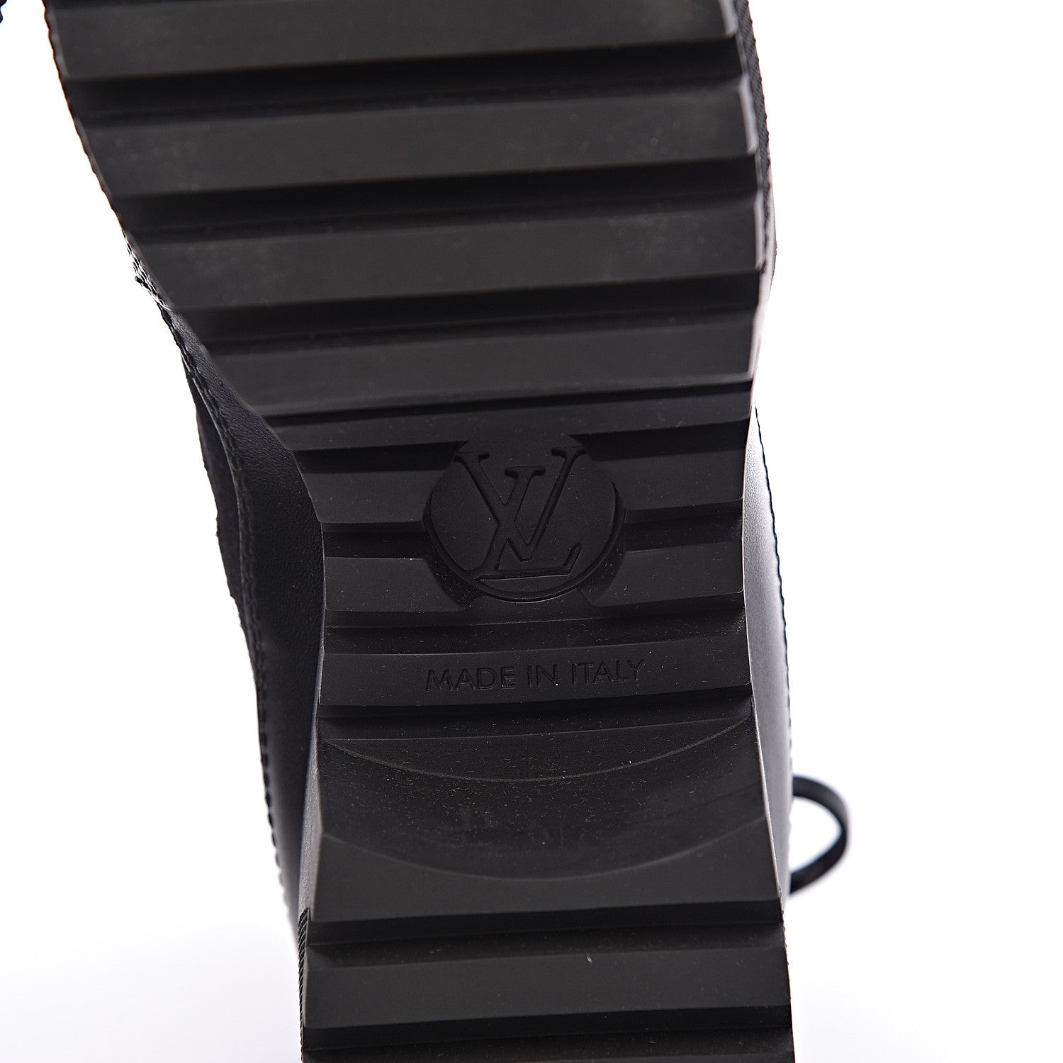 Louis Vuitton Suede Calfskin Monogram LV Black Heart Laureate Platform Desert Boots 37 Black 8 of 9