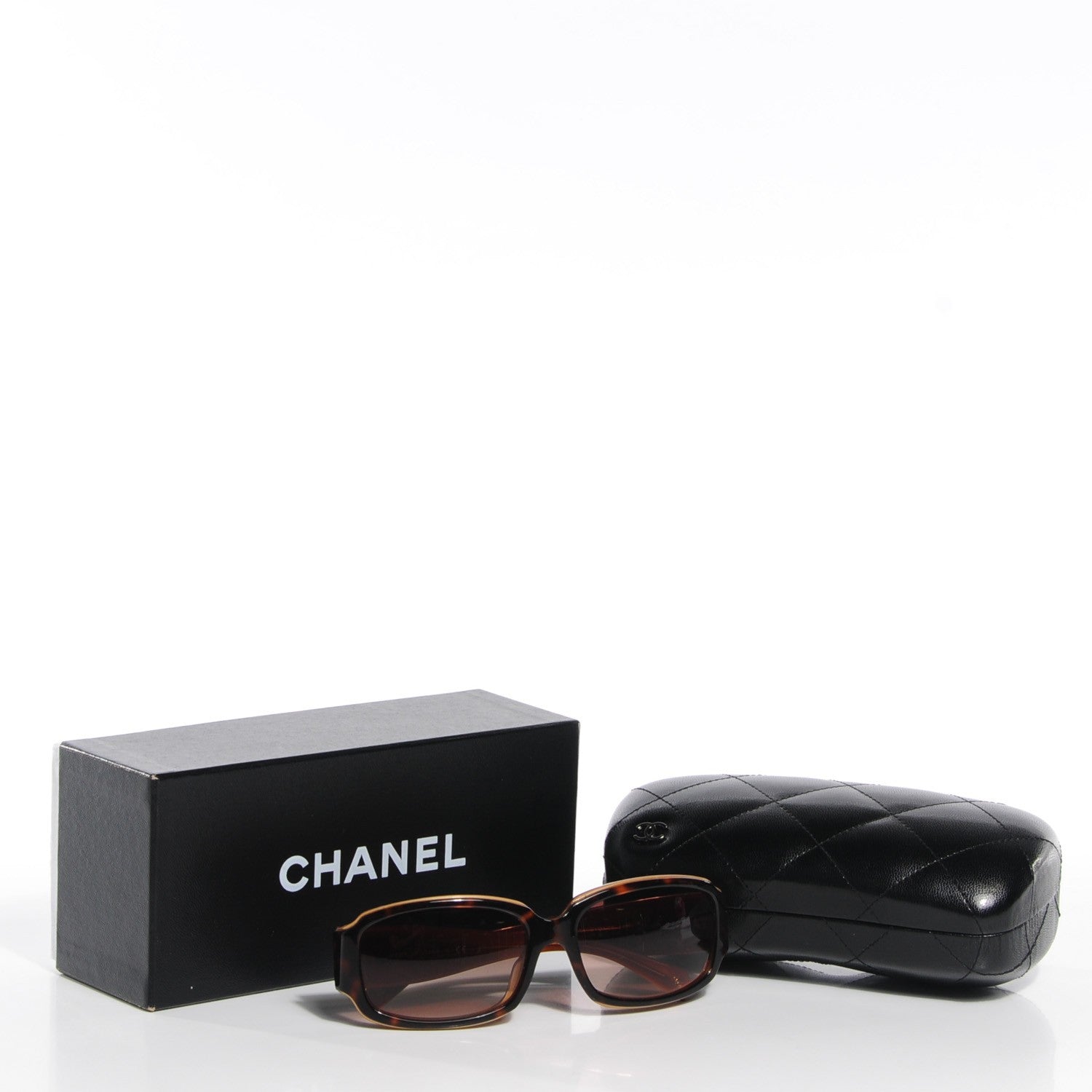 Chanel Tortoise Shell CC Sunglasses 5144 6 of 6