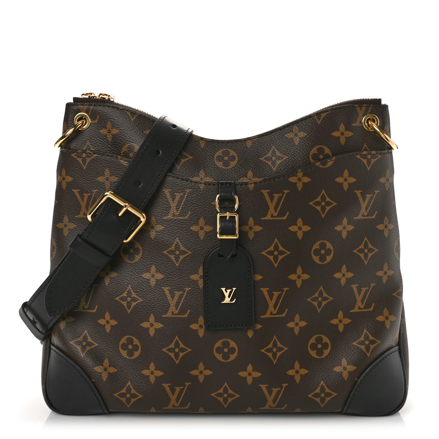 Louis Vuitton Monogram Odeon MM Black 1 of 8