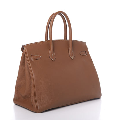 Hermes Togo Birkin 35 Gold 3 of 42