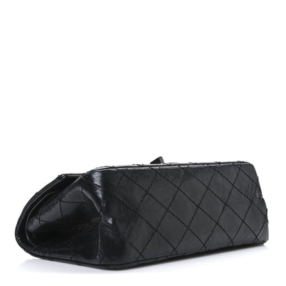Chanel Aged Calfskin Quilted 2.55 Reissue Mini Flap So Black So Black 4 of 11