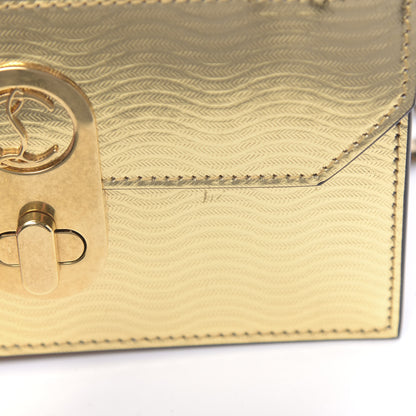 Christian Louboutin Metallic Calfskin Mini Elisa Shoulder Bag Gold 11 of 12