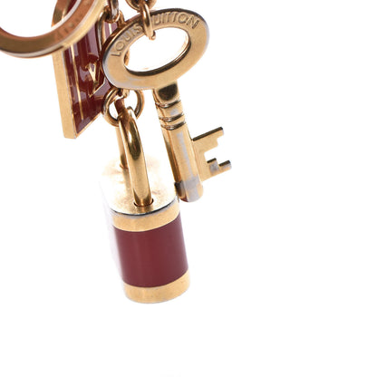 Louis Vuitton Canedas Bag Charm and Key Holder Red 3 of 5