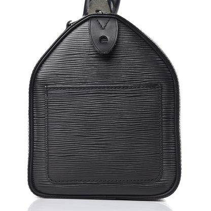 Louis Vuitton Epi Speedy 25 Black 7 of 8