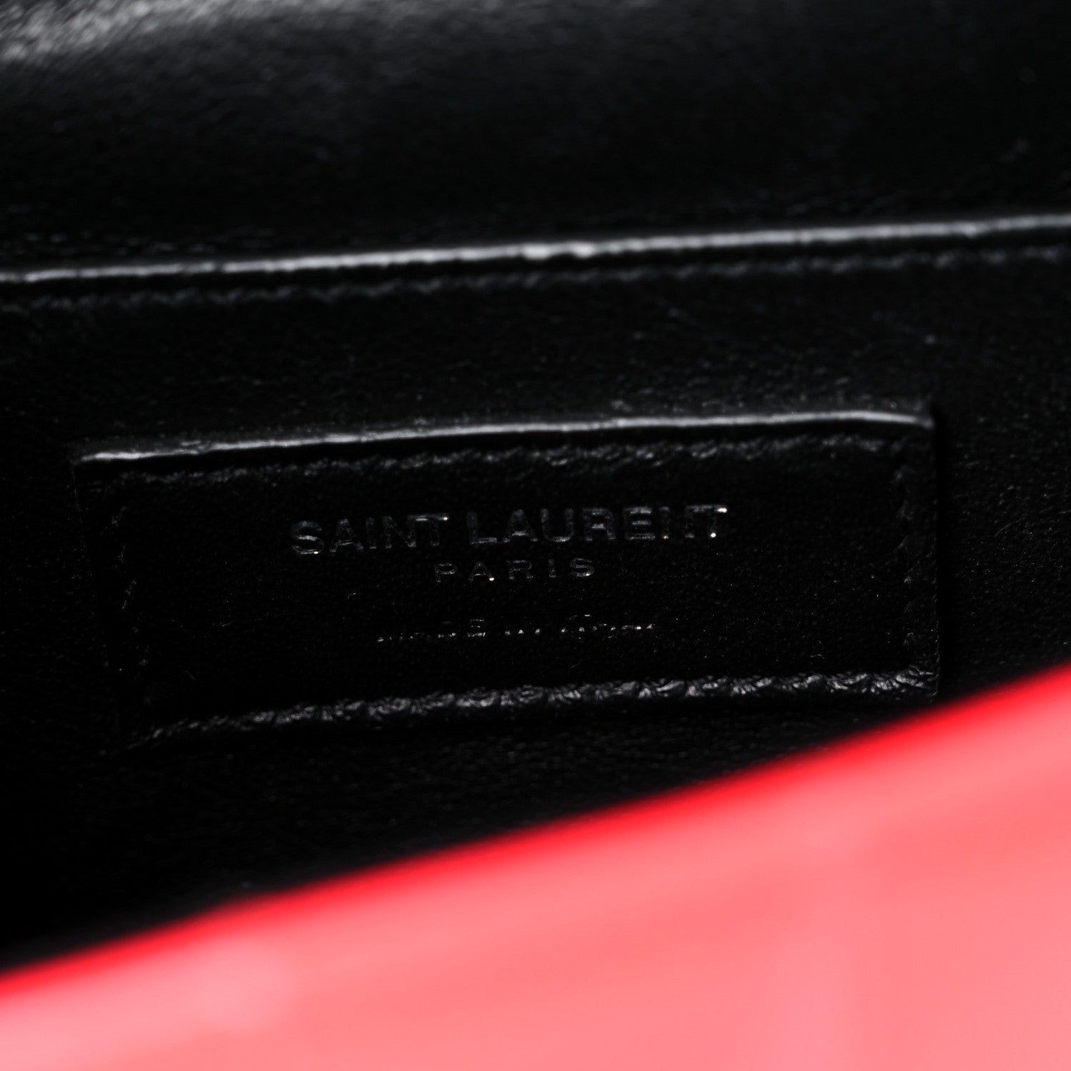Saint Laurent Patent Calfskin Matelasse Monogram Small Vicky Chain Bag Neon Pink 7 of 14