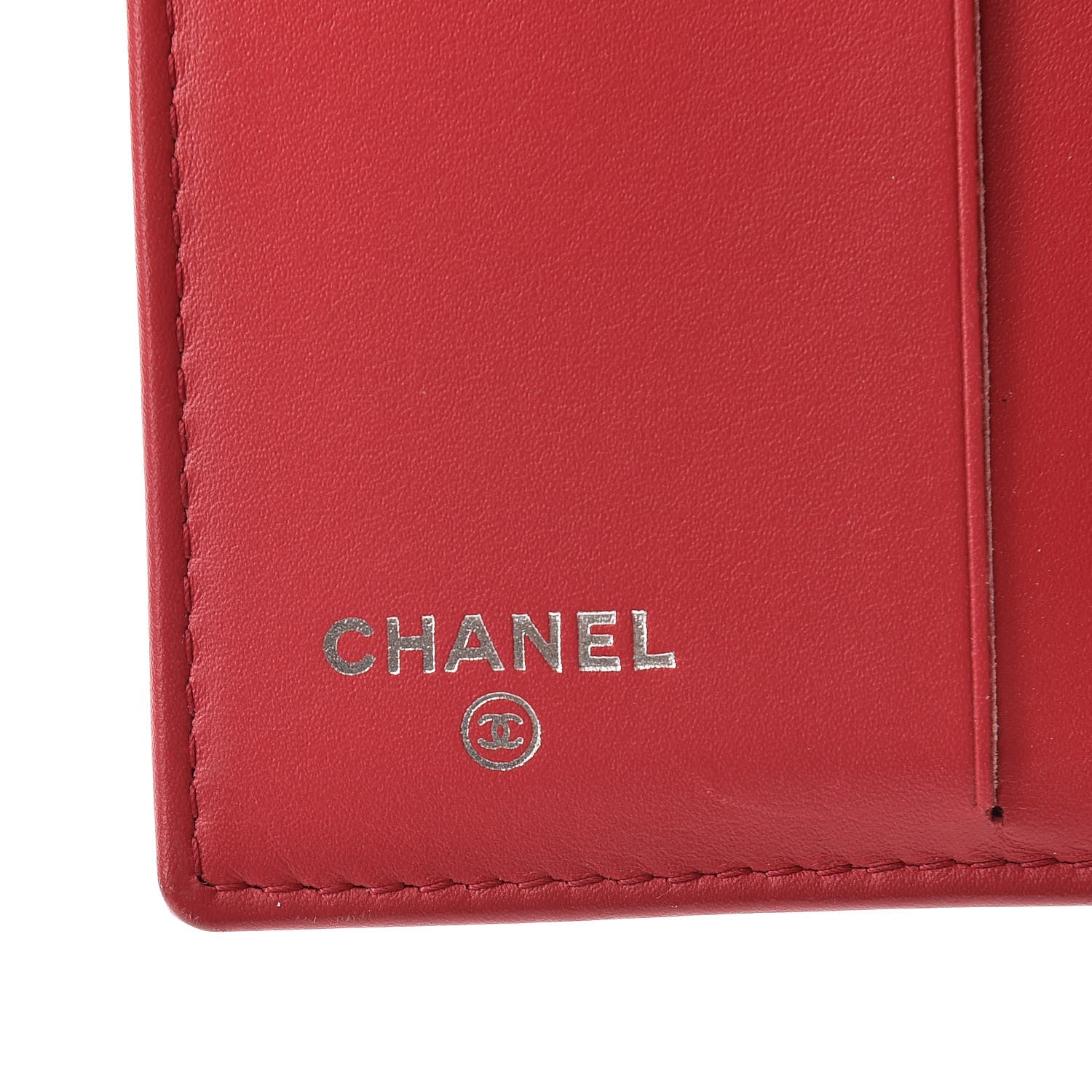 Chanel Caviar Timeless CC Compact French Wallet Dark Pink 7 of 15