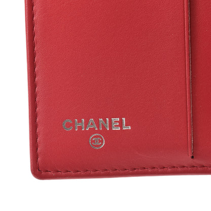 Chanel Caviar Timeless CC Compact French Wallet Dark Pink 7 of 15
