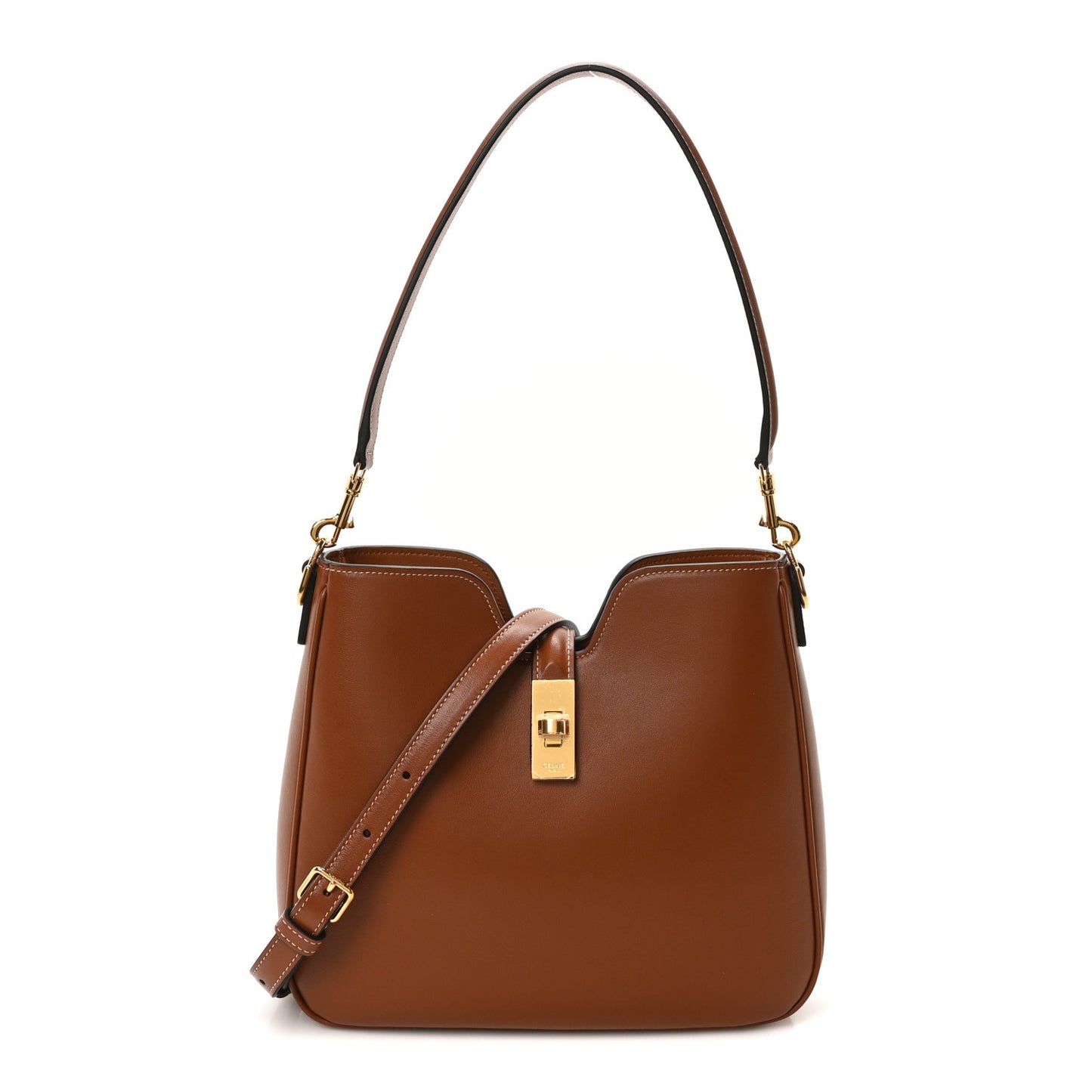 Smooth Calfskin Small Camille 16 Soft Bag Tan