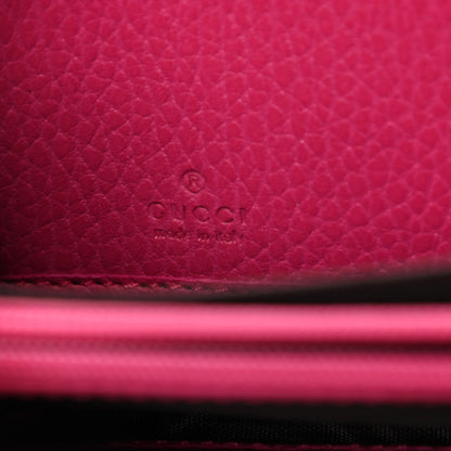 Gucci Dollar Calfskin GG Marmont Zip Around Wallet Box Pink 6 of 7