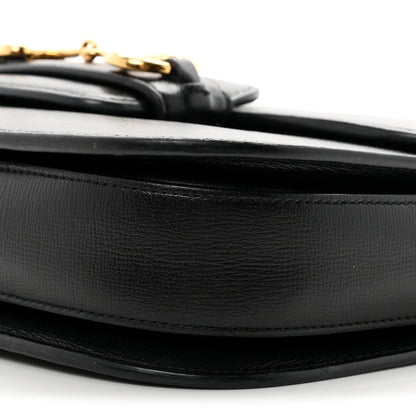Gucci Azalea Calfskin Horsebit 1955 Shoulder Bag Black 10 of 10