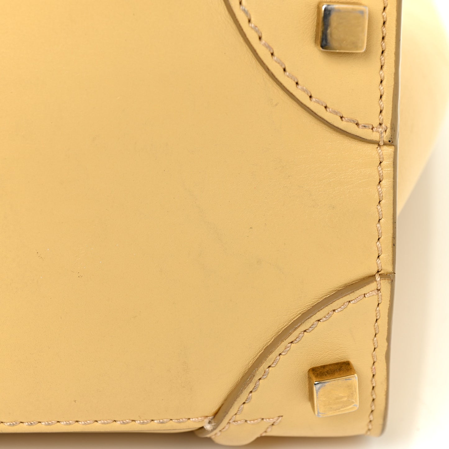 Smooth Calfskin Micro Luggage Butter