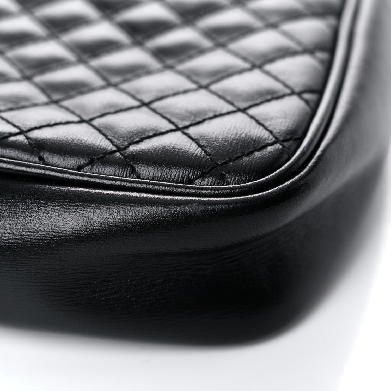 Gucci Calfskin Trapuntata Web Mini GG Shoulder Bag Black 13 of 16