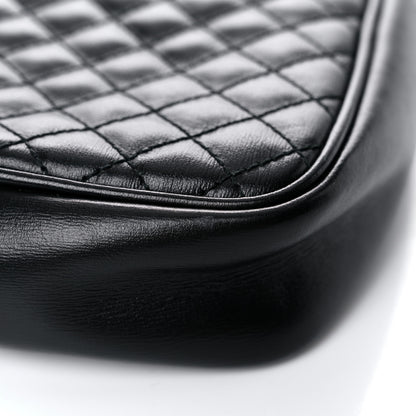 Gucci Calfskin Trapuntata Web Mini GG Shoulder Bag Black 13 of 16