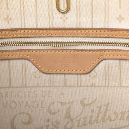 Louis Vuitton Damier Azur Neverfull MM 8 of 22