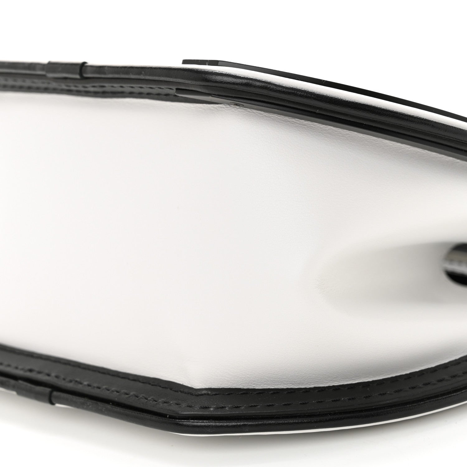 Louis Vuitton Calfskin Around Me PM White Black 9 of 11