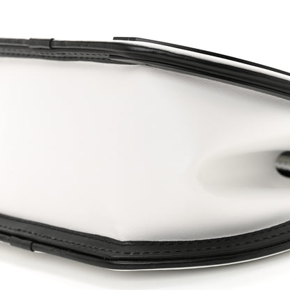 Louis Vuitton Calfskin Around Me PM White Black 9 of 11