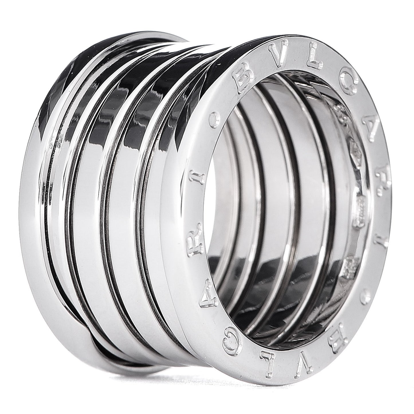 18K White Gold B.Zero1 Five-Band XX Anniversary Ring 55 7.25