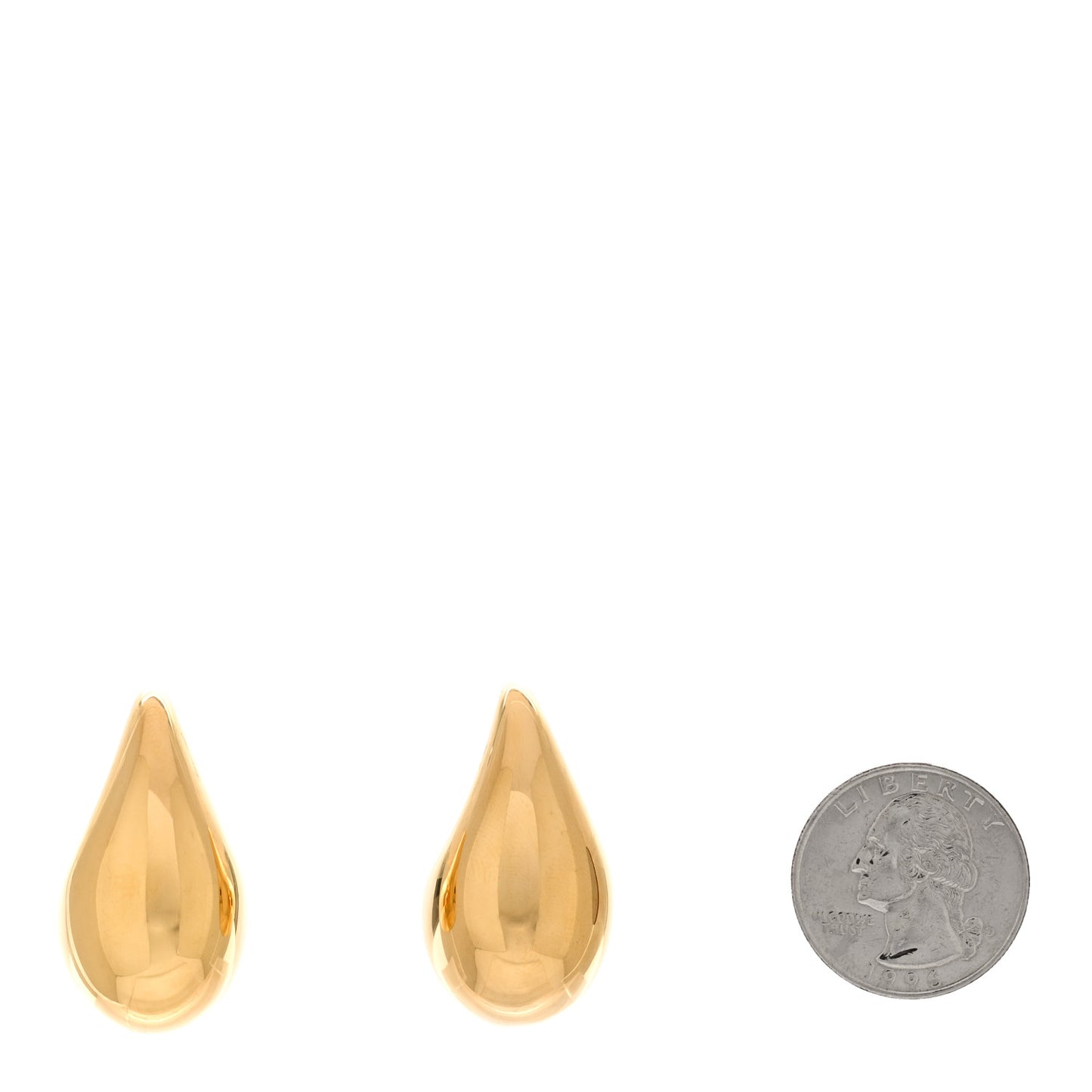 Sterling Silver Small Drop Earrings Gold