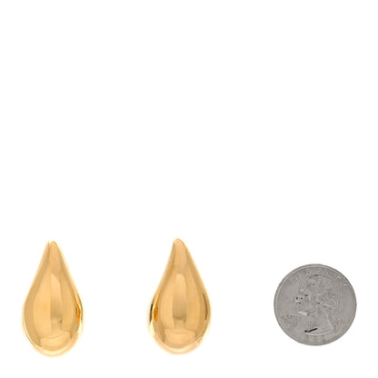 Bottega Veneta Sterling Silver Small Drop Earrings Gold 2 of 5