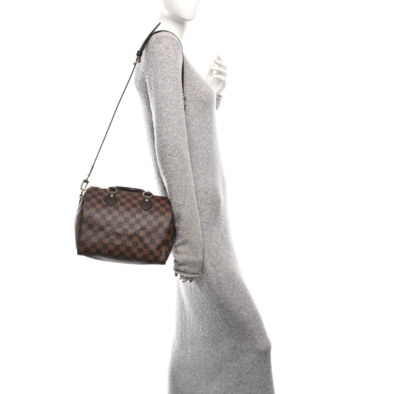 Louis Vuitton Damier Ebene Speedy Bandouliere 25 2 of 12