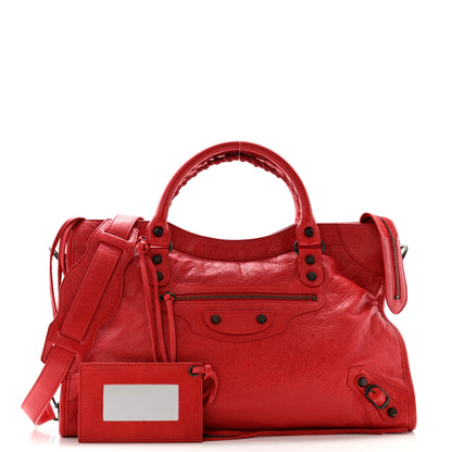 Balenciaga Agneau Classic Hardware City Rouge Coquelicot 3 of 10