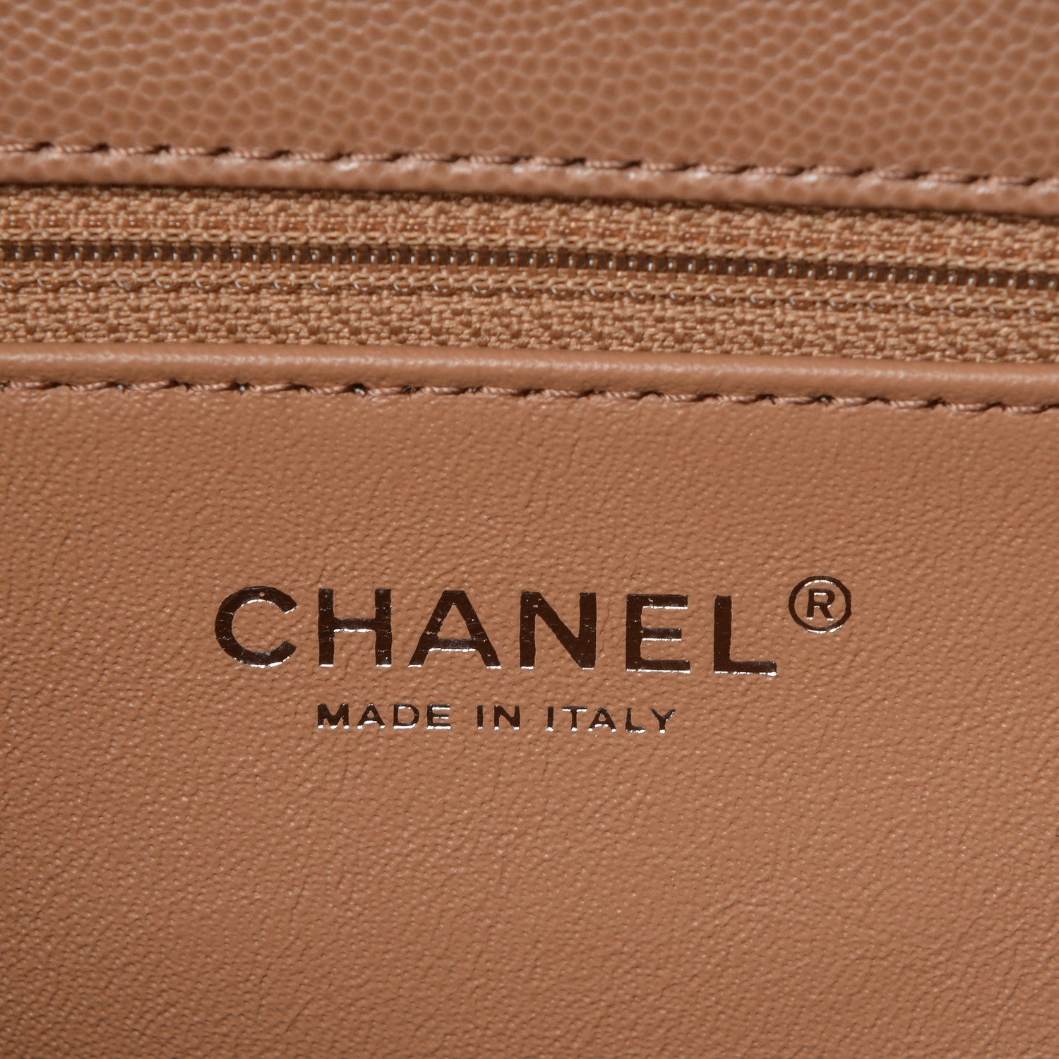 Chanel Caviar Lizard Quilted Large Coco Handle Flap Beige 6 of 7