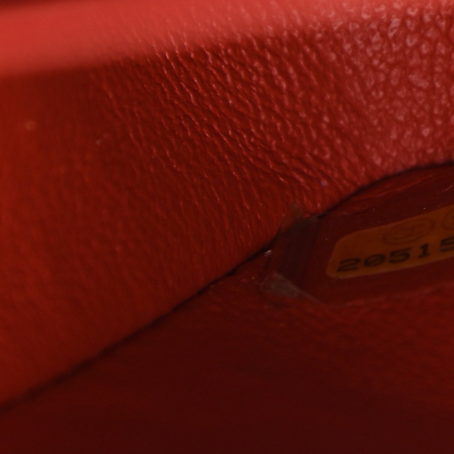 Caviar Quilted Medium Double Flap Orange