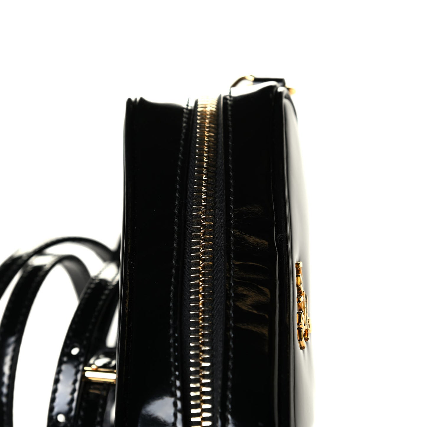 Spazzolato Mini Camera Crossbody Black