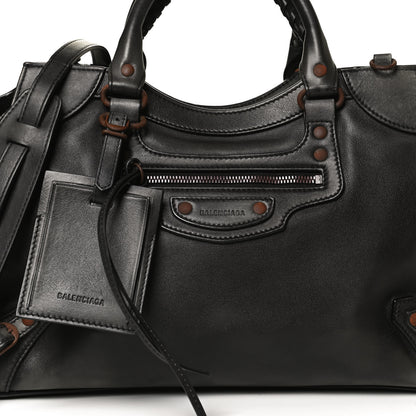 Balenciaga Used Calfskin Rust Hardware Neo Classic City Black 9 of 14
