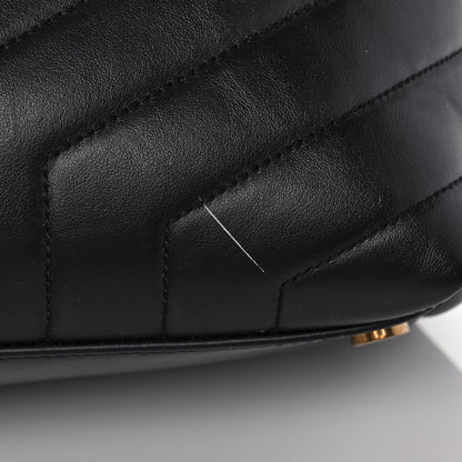 Saint Laurent Calfskin Y Quilted Monogram Large Loulou Chain Satchel Black 12 of 12
