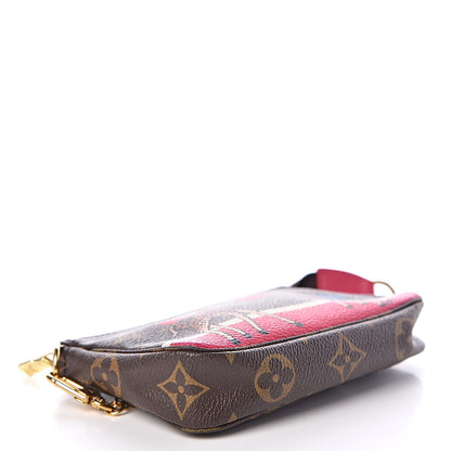 Louis Vuitton Monogram 2017 Christmas Animation Mini Pochette Accessories 4 of 9