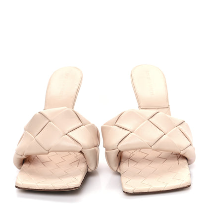 Bottega Veneta Nappa Maxi Intrecciato Lido Mule Sandals 40 Cipria 2 of 9