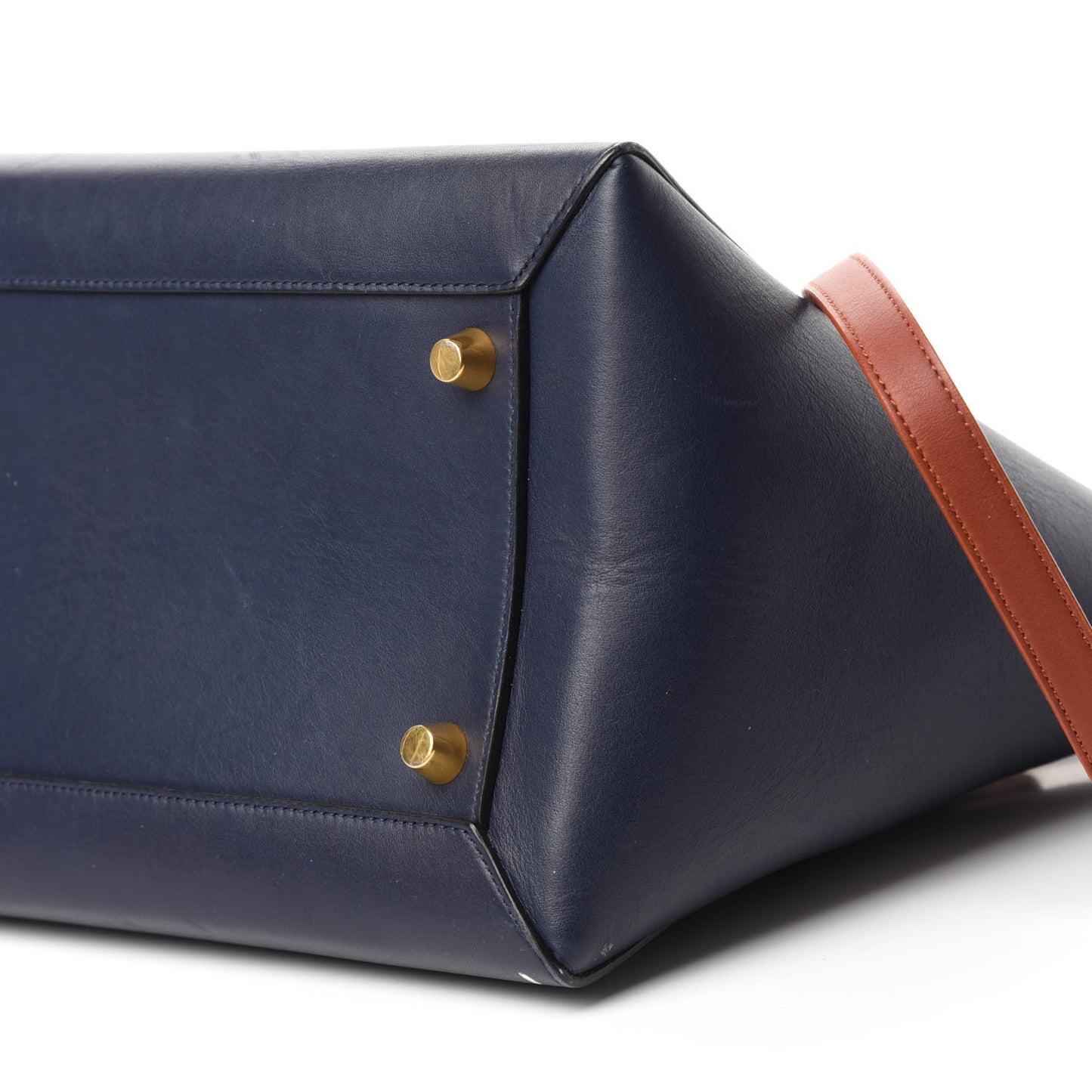 Smooth Calfskin Large Bi-Color Belt Bag Midnight